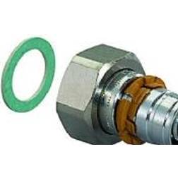 Uponor s-press plus adapter with swivel nut and flat sealing washer 25 mm x 34