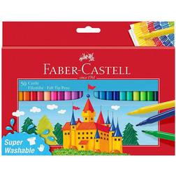 Faber-Castell Felt Tip Pen Castle 50-pack
