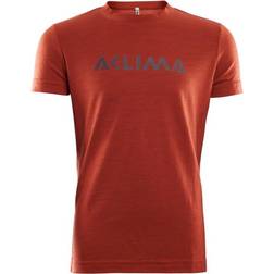 Aclima Junior Lightwool T-shirt - Red Ochre (103104-234)
