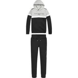 Tommy Hilfiger Colour-blocked Hoody and Joggers Set - Black/Colorblock (KB0KB06891)