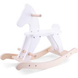 New Classic Toys Rocking Horse-white