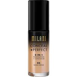 Milani Conceal +Perfect 2-in-1 Foundation #05 Warm Beige