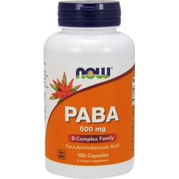 Now Foods NOW PABA 500 mg 100 kapslar