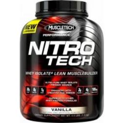 Muscletech Nitro Tech 100% Whey Gold Double Rich Chocolate 2.2 Lbs. Protein Powder