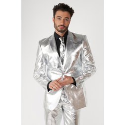 OppoSuits Shiny Silver Kostym