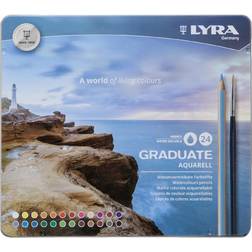 LYRA Akvarellpennor Graduate 24-pack