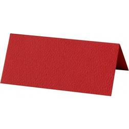 Bordskort, röd, stl. 9x4 cm, 220 g, 20 st. 1 förp