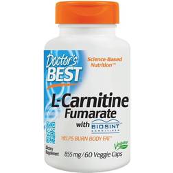 Doctors Best Doctor's Best L-Carnitine Fumarate, 855mg, 60 vcaps