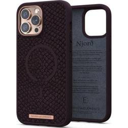 Njord byELEMENTS Salmon Leather Case for iPhone 13 Pro Max