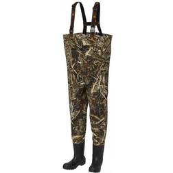 Prologic Max5 Taslan Chest Wader Bootfoot Cleated Camo Max5 40/41-6/7