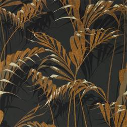 Sanderson Palm House Charcoal/Gold 216641