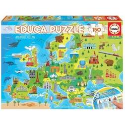 Educa Map of Europe 150 Pieces