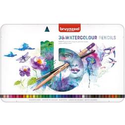 Royal Talens Bruynzeel Expression watercolour pencil tin 36 colours