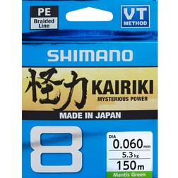 Shimano Fishing Kairiki 8 150 Line 0.130 mm Mantis Green