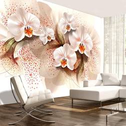 Arkiio Pale yellow orchids 100x70