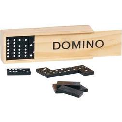 Goki Domino i trä svart