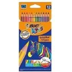 Bic Kids Evolution Stripes Färgpennor 12-set
