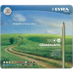 LYRA Graduate Coloured Pencils 24pcs