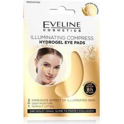 Eveline Cosmetics Eveline Gold Illuminating Compress Hydrogel Eye Pads 3 In 1