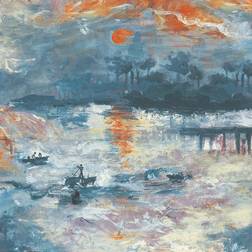 Tapet Wallquest French Impressionist Landskap FI70002