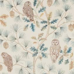 Sanderson Owlswick (Wallpaper) Teal