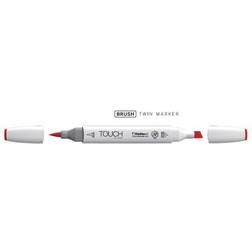 Touch Twin Brush Marker styckvis R10 Deep Red