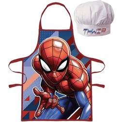 Förkläde och kockmössa för barn Spiderman