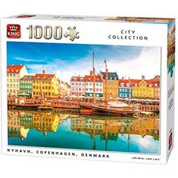 King Nyhavn Copenhaguen Denmark 1000 Pieces