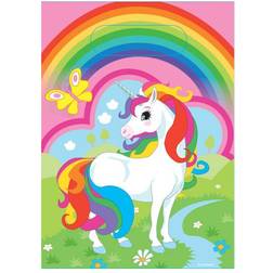 Amscan Kalaspåsar Rainbow Unicorn 8-pack