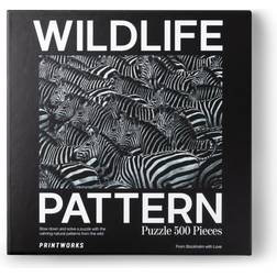 Printworks Wildlife Pattern Zebra 500 Pieces