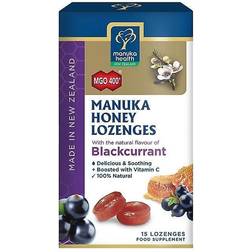 Manuka Health Honey & Blackcurrant Lozenges 65g 15st