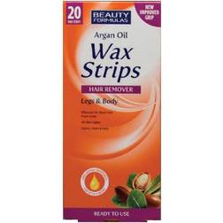 Beauty Formulas Argan Oil Wax Strips 20's 20-pack