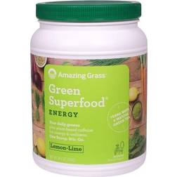 Amazing Grass Green SuperFood Energy Drink Powder Lemon Lime 100 Servings