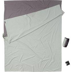 Cocoon TravelSheet Inlet Double Size Cotton elephant grey/cactus blue 2021 Liners