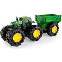 Tomy John Deere Monster Toms with a trailer 3 Toms