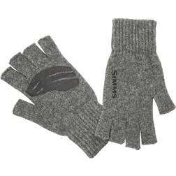 Simms Wool Half Finger Glove Steel S/M