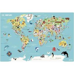 Vilac magnetkort världen One Size Kort