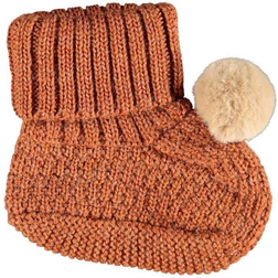 Name It Knitted Wool Slippers - Brown/Mocha Bisque