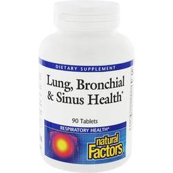 Natural Factors Lung Bronchial & Sinus Health 90 Tablets