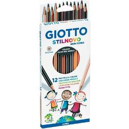 Giotto Stilnovo Skintones Colouring Pencils 12-pack