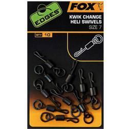 Fox Edges Kwik Change Heli Swivels (10-pack) Size 7