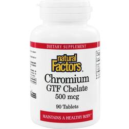 Natural Factors Chromium GTF Chelate 500 mcg 90 Tablets