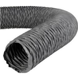 Lindab Flexslange TH 100 af PVC-belagt væv med indsvejst stålspiral. Lgd. 6m, komprimeret ca. 1,1 m