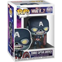 Marvel What If. POP! TV Actionfigur Zombie Captain America 9 cm