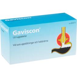 Gaviscon 120 st Tuggtabletter