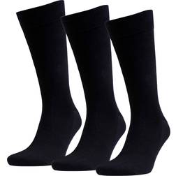 Amanda Christensen True Combed Cotton Socks 3-pack - Black