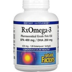 Natural Factors Pharmaceutical Grade RxOmega-3 120 Softgels