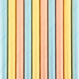 PartyDeco Straws Summer Time 10-pack