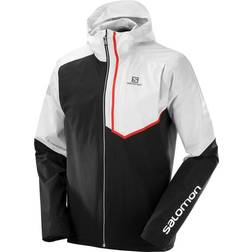 Salomon Bonatti Trail Waterproof Jacket Men - White/Black