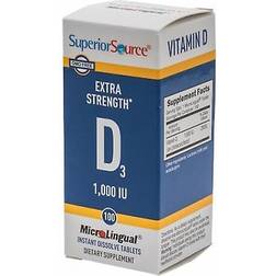 Superior Source Vitamin D3 1000 IU 100 Instant Dissolve Tablets